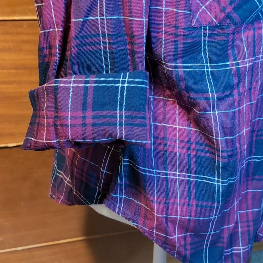 PLAID HOLIDAY Flannel Relaxed Fit XL - Picture 7 of 9